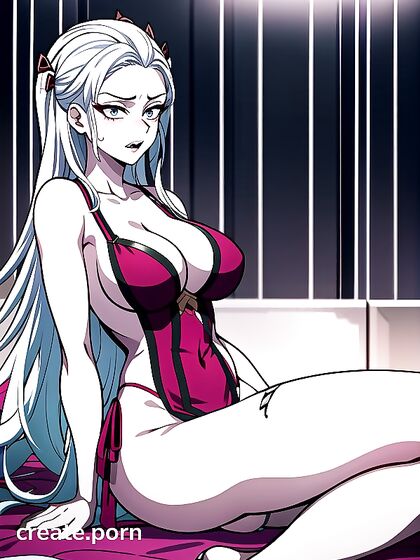Thick Lines: Solo Thigh Exposure in Seductive Hentai Action