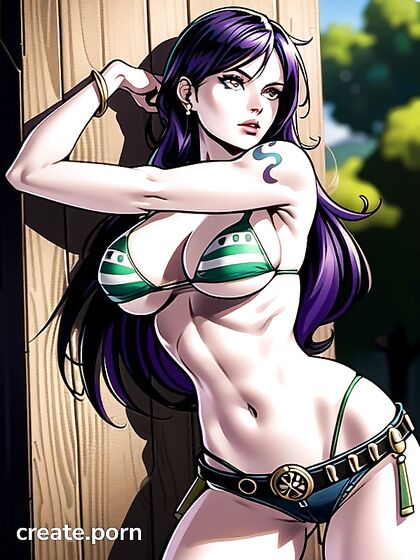 Purple-Eyed Beauty Enjoys Intense Comic Style Hentai Action