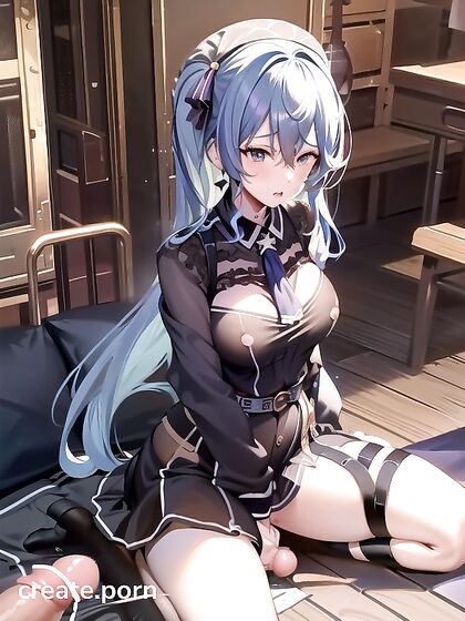 Massive-Ass Nighttime Pleasure in Bed with hentai AI Action
