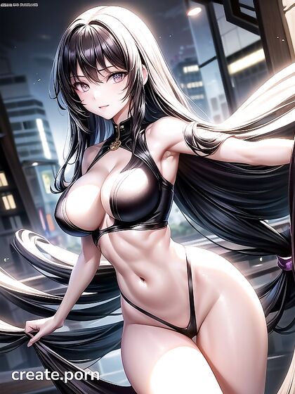 Ultra-Detailed Solo Performance: Intense 18+ Hentai AI Action