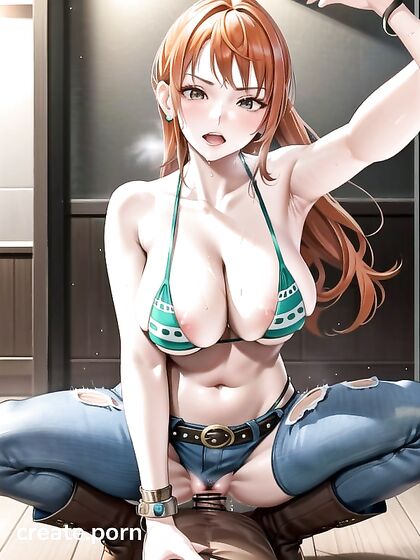 SeductiveCowGirl 18+ in Jean Shorts and Sleeveless T-Shirt Rides Wild Hentai Pleasure