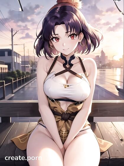 Short-Haired Beauty Gets Wild in Waist-Shot Hentai Action