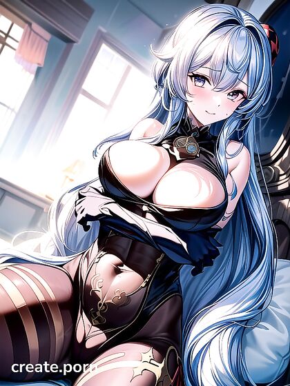 Pale-Skinned Beauty Shows Off Her Large Ass in Front View Hentai Action