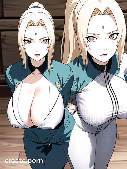 Blonde With Massive Breasts Grabs Her Boobs in Steamy Hentai Action
