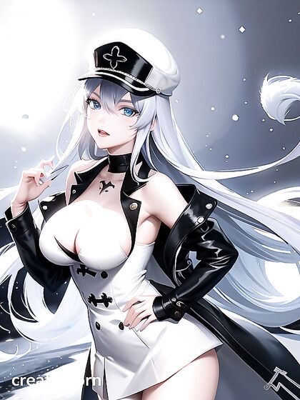 Esdeath's Frosty Temptation: Nipples Revealed Amidst Snowy Shadows