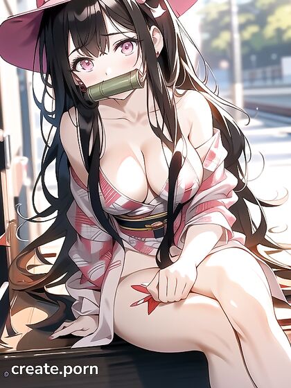 Cute 18-Year-Old With Black Hair in Seductive Hentai Action