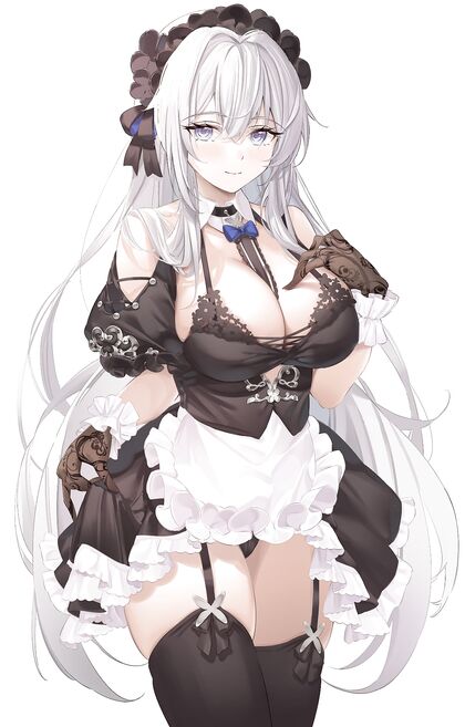 Holy shitlords! Best hentaimation of hot babe in XXXmaidsuit!