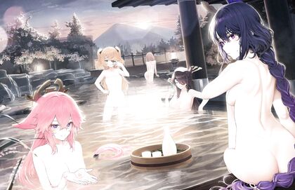 Jizz-soaked Hentaication at Onsen - XXX Pics Inside!
