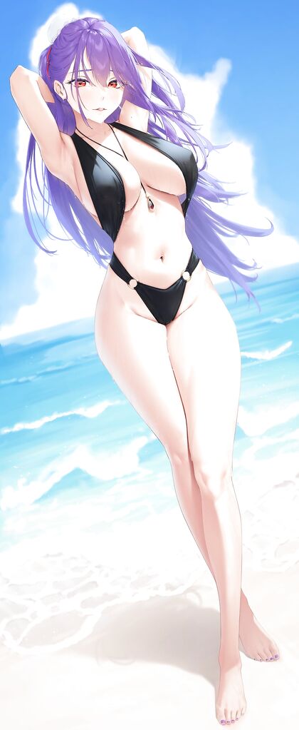 Horny Bitches on Beach Gettin’ It On in Hentai XXX Pics!