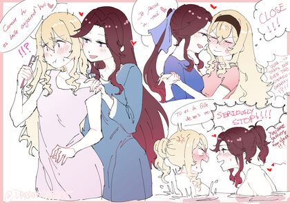 Hella Hot Girlfriend Threesome Gone Hentai XXX Porn Pic