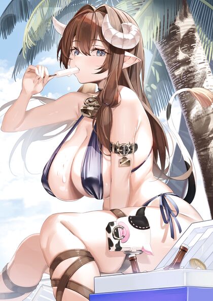 Horny Cowgal Rides Her Stallion Hard - Hentai XXX Pics