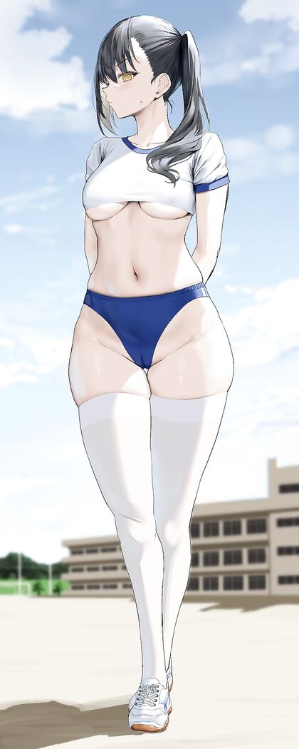 Hella Hot Gymnastics Slut in Uniform Goes Hentai XXX Porn Pic