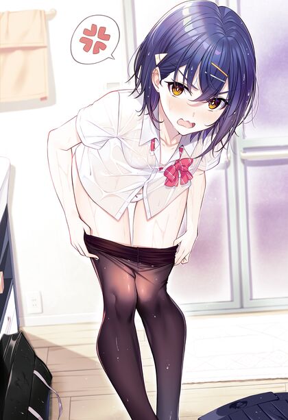 Hey perv! Get your eyes off my privates or I’ll make this hentaipic XXX-rated!