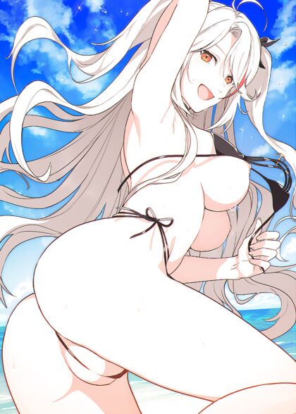 Sun-kissed babes get wet n wild on hentaicontinent! XXX pic inside!