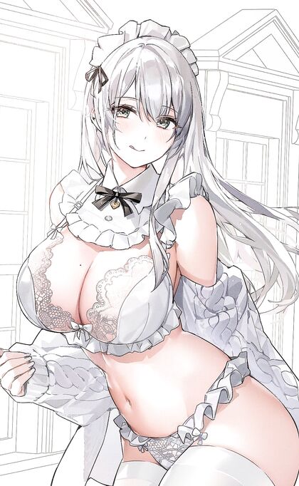 Holy shitlords! Dayum girl got them thigh-high stockings on point just fer yah!