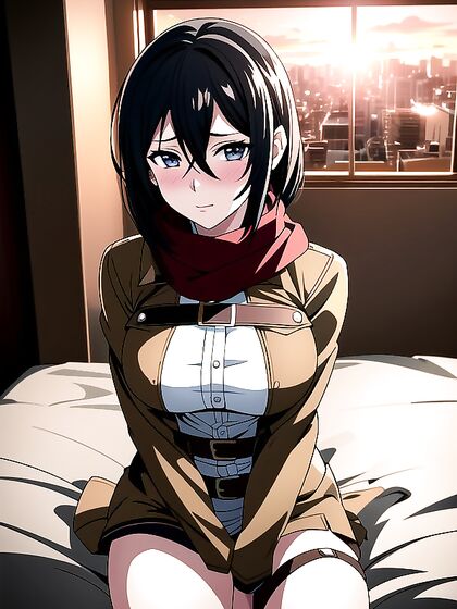 Sitting Down in Seductive Pose: A Solo Screen Capture Hentai Fantasy