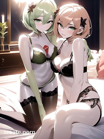 Girl 18+s Hugging and Showing Off Their Seductive Thighs in Hot Hentai Scenes