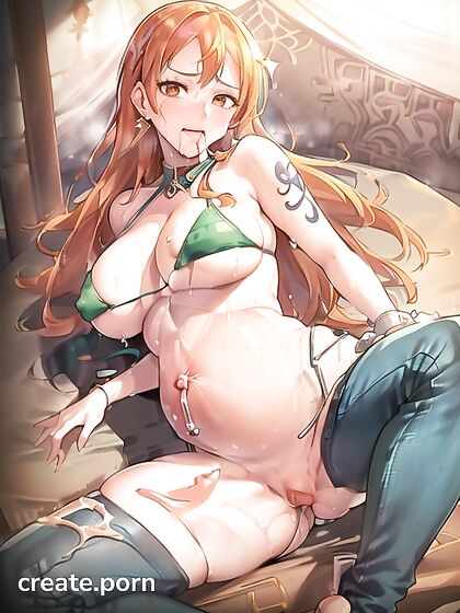 Fit Chick Shows Off Her Cleavage in Seductive Front View Hentai Action