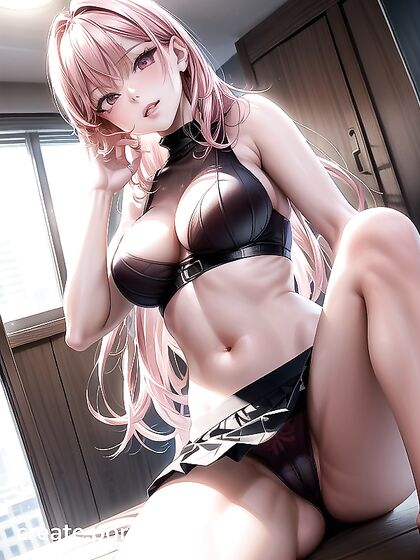 Cute Girl 18+ with Pink Eyes Enjoying Intense Hentai Pleasure