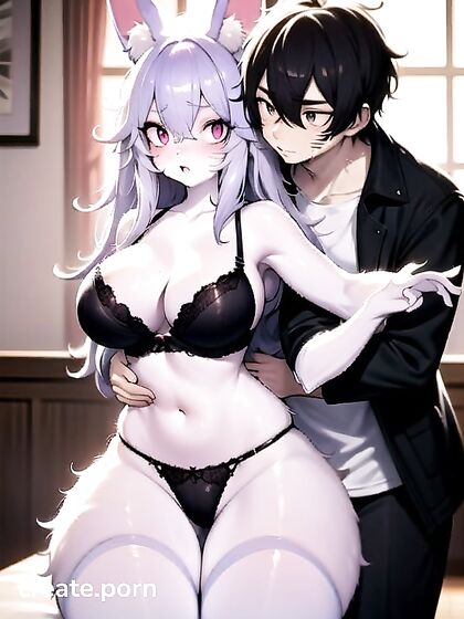 Curvy Hentai Chick Shows Off Wet Clothes in Action