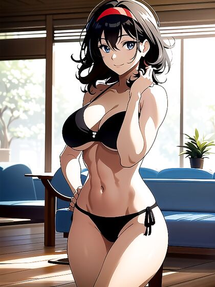 Detailed Screencaps of Small-Breasted Beauty with Raven Hair in Hentai Ecstasy