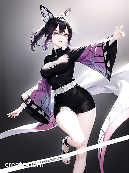 Kochou Shinobu Seduces in Sensual hentai AI Adventures