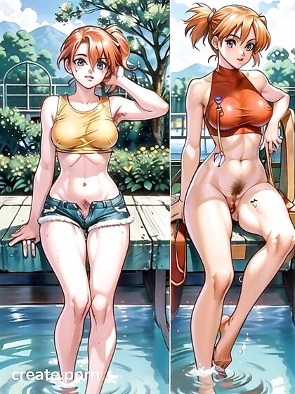 NakedPubes Play in the Swimming Pool for Steamy Hentai Fun