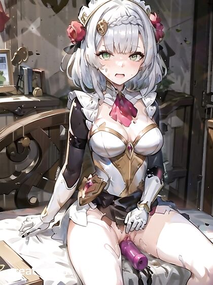 Noelle from Genshin Impact Spreads Her Legs inEmbarrassing Hentai Pleasure