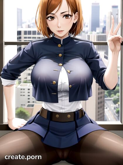 Horny Hentai Babe Shows Off Her Large Ass in Open Clothing Seduction