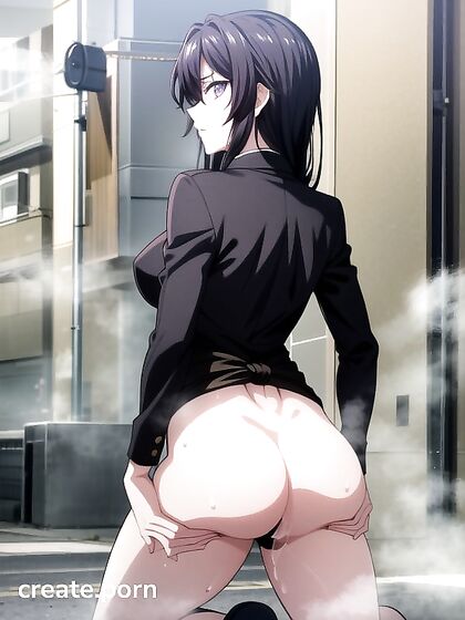 Angry Fitness Goddess Poses Hands-On-Hips for Intense Hentai Action