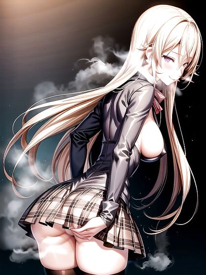 Nakiri Erina from Shokugeki no Soma Enjoying Intense Rear View Pleasure in Ultra-Detailed Hentai