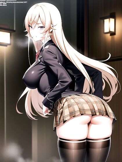 Nakiri Erina from Shokugeki no Soma Enjoying Soft Pastel Rear Views in Hot Hentai Scenes