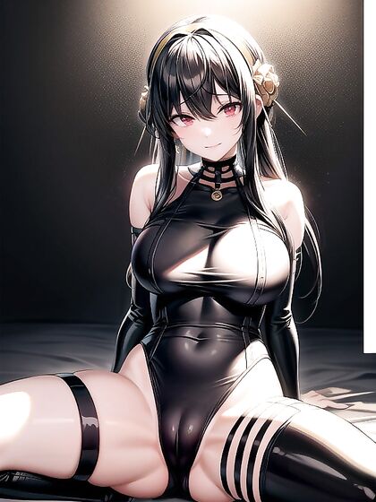 Yor Forger from Spy x Family Spreads Her Legs for Camel Toe Hentai Pleasure