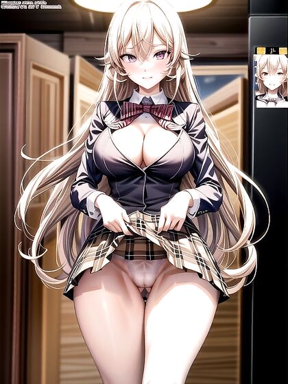 Ultra-Detailed Camel Toe in Soaked White Panties for Intense Hentai Pleasure