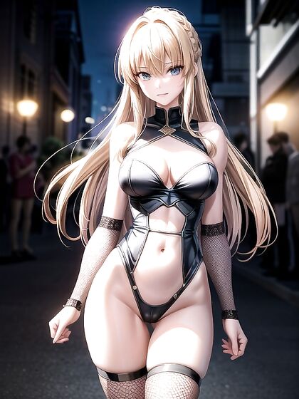 Artoria Pendragon in Fishnets:Ultra-Detailed Hentai AI Erotic Adventures