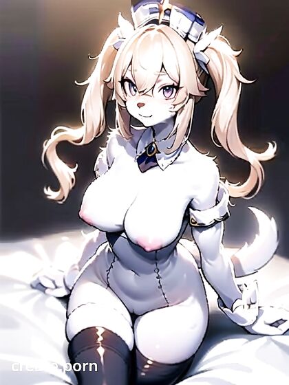 Barbara from Genshin Impact Gets Wild in Furry Hentai Adventures