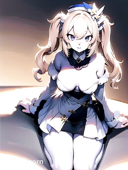 Barbara from Genshin Impact Gets Furry and Submissive in Erotic Hentai Scenes