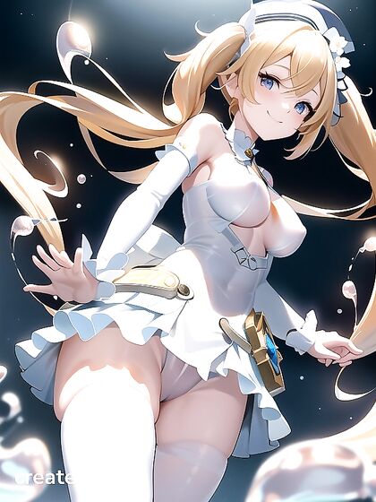 Barbara from Genshin Impact Gets Ravished in Nighttime Bottom-Up Hentai Action