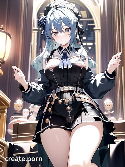 Luscious Laying Down in a Mini Skirt for Intense Hentai Pleasure
