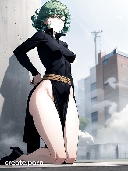 Tatsumaki from One Punch Man Shows Off Her Massive Ass in hentai Waist Shots