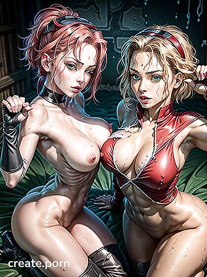 Noon's Muscular Body Blasts Off in Intense Hentai Cumshots