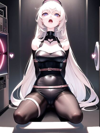 Belts Bind Her Open-Mouthed Pleasure in Inaccurate Anatomy Hentai Adventures