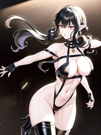 Yor Forger from Spy x Family Seduces with Curly Hair in Erotic Hentai Adventure