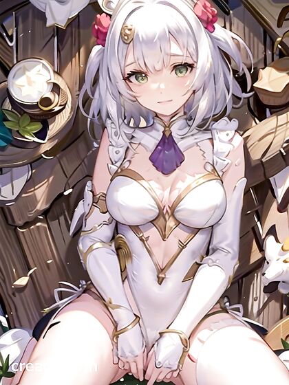 Noon Pleasures: Noelle from Genshin Impact Seduces with Her Brown Eyes