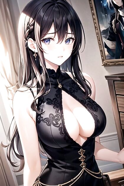 Supernova-Hued Anime Beauty with Gleaming Eyes and Shimmering Aura in Sensual Hentai Action