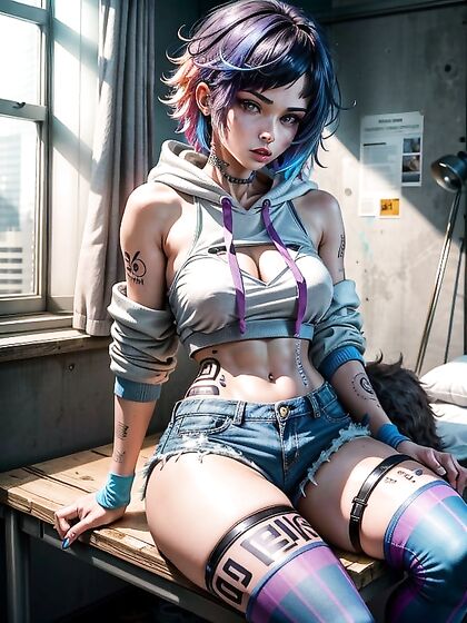Rounded Breasts in a Hoodie: A Sexy Hentai Fantasy Unleashed