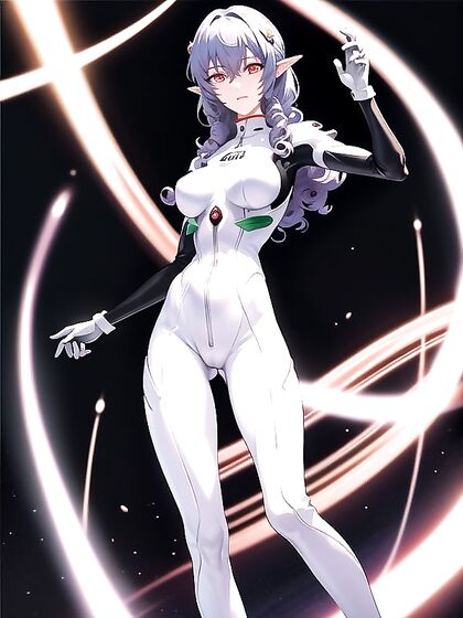 Sexy Elf with Pointy Ears and Earrings Seduces in 18+ Hentai AI Action