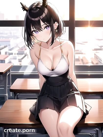 Teen 18+ Girl 18+ Stands Solo in Seductive Hentai Action