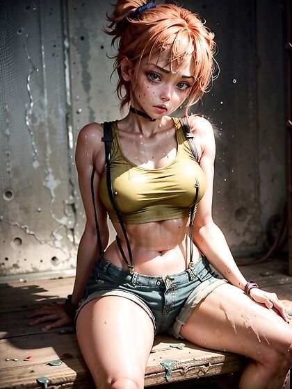 Misty from Pokémon Spreads Her Legs for an Intense Hentai Cumshot Session
