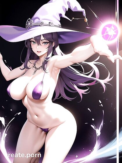 Arm Sleeves and White Cotton Ball Necklace Enhance Her Seductive Shoulders in Hentai AI Pleasure